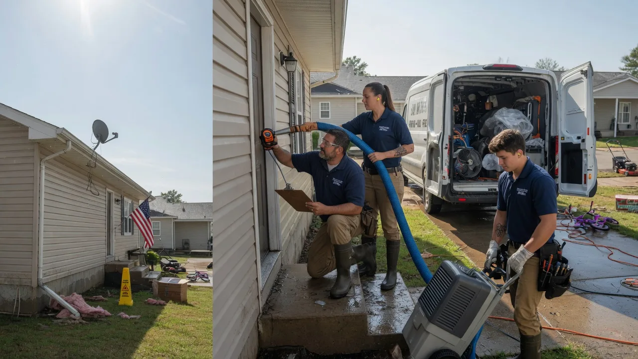 Ceiling Water Damage Restoration in Fountaintown, IN near me